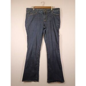 Classic Sonoma Life + Style Womens 16 Dark Wash Mid Rise Demi Bootcut Jeans